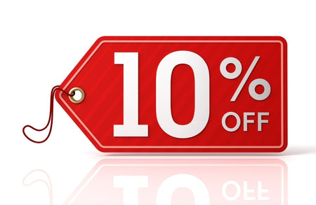10% off everything in store only when you like us on Facebook *T&Cs apply