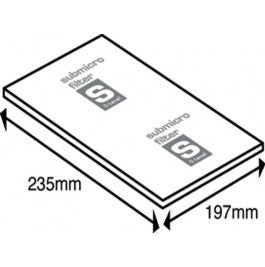 Universal cut-to-size vacuum cleaner exhaust filter Radford Vac Centre - 1
